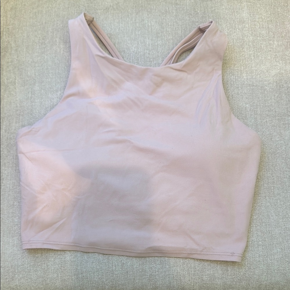 Athleta long-line Pink sports bra